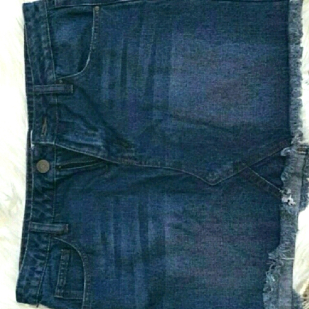 Denim Mini Skirt